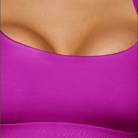 👙NIB Honey Birdette Essentials Magenta Crop Top XS - Picture 3 of 6